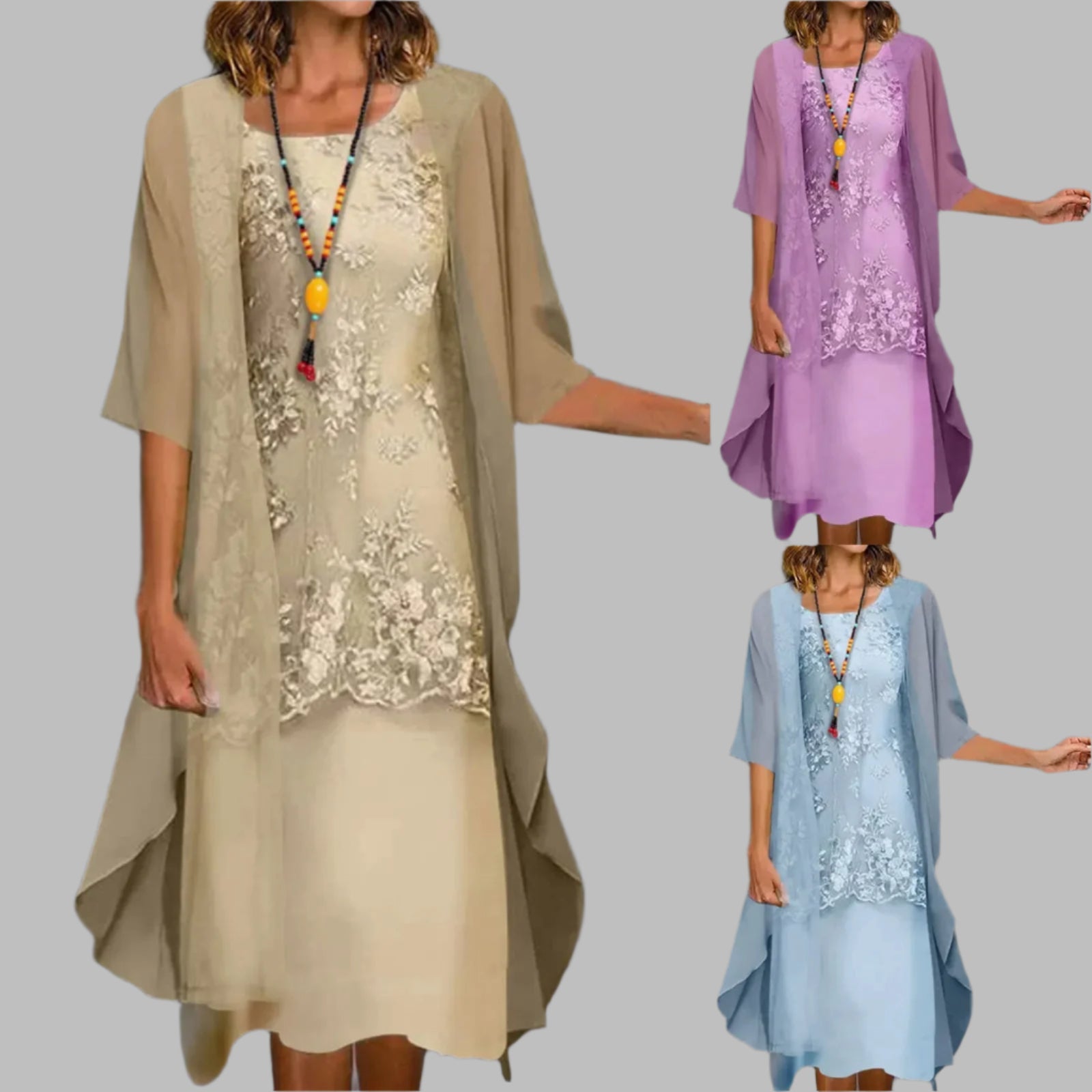 Women's Floral Midi Dress