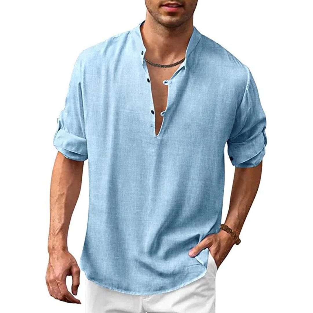 Short Sleeve Button Shirt for Men