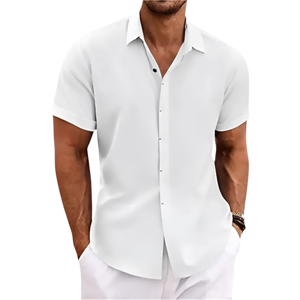 Men's Solid Polo Shirt