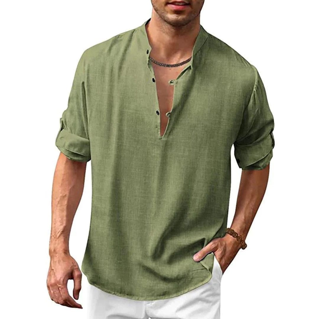 Short Sleeve Button Shirt for Men