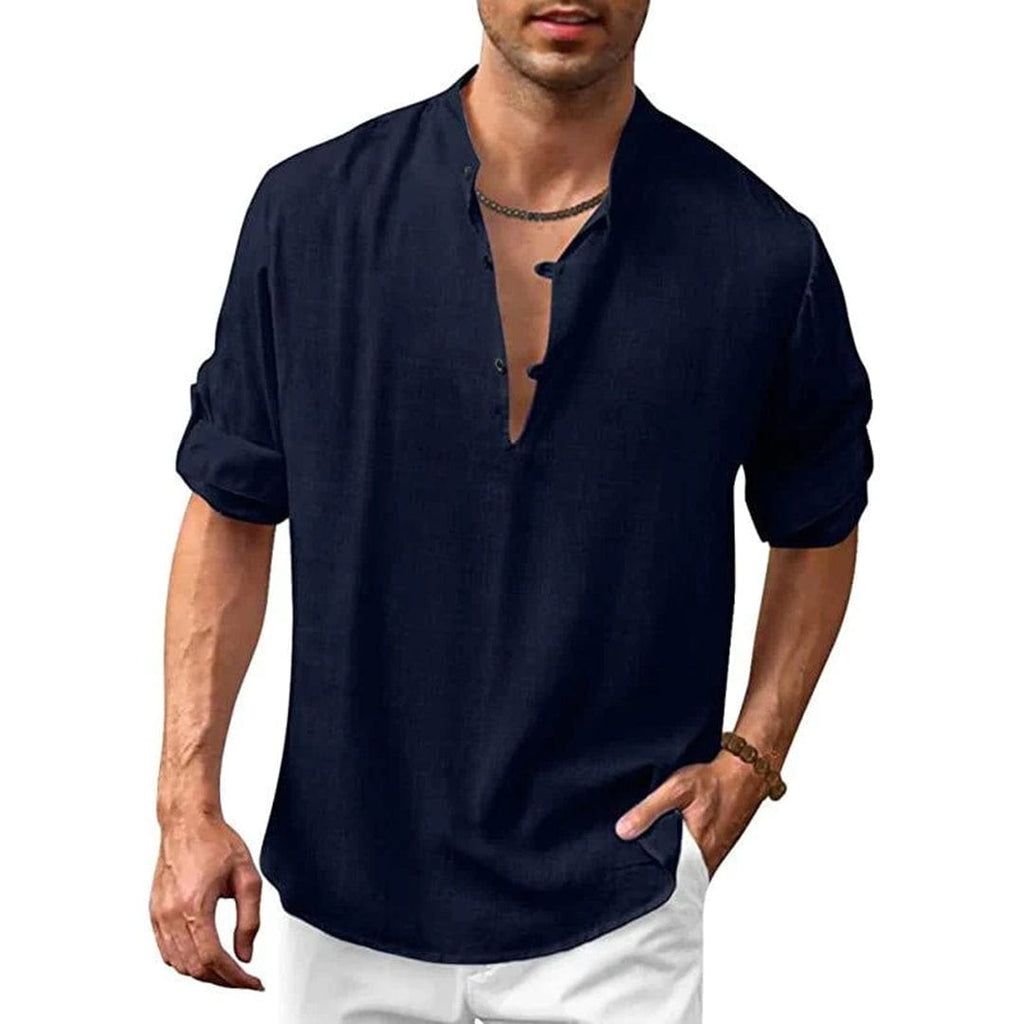 Short Sleeve Button Shirt for Men